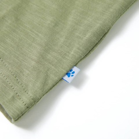 Koszulka dziecięca z krótkimi rękawami, jasne khaki, 116 Lumarko! #