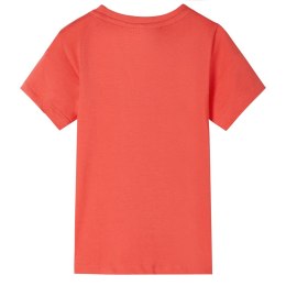 Koszulka dziecięca z krótkimi rękawami, jasnoczerwona, 116 Lumarko!