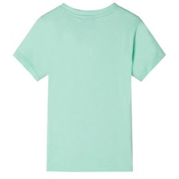 Koszulka dziecięca z krótkimi rękawami, jasnozielona, 104 Lumarko!