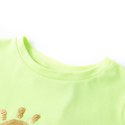 Koszulka dziecięca z krótkimi rękawami, neonowy żółty, 104 Lumarko!