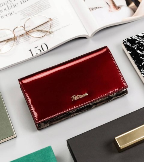 Duży portfel damski na zatrzask — Peterson Lumarko!