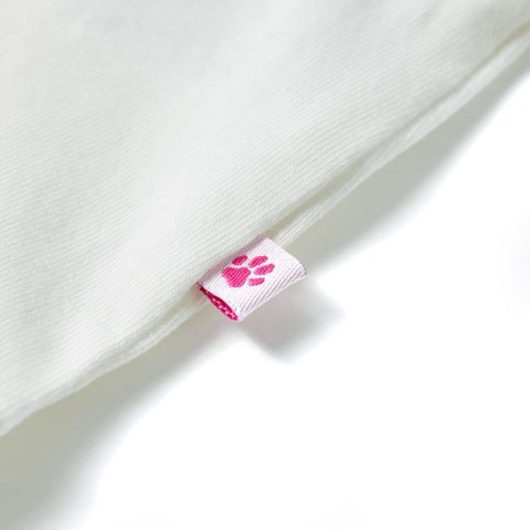 Koszulka dziecięca z krótkimi rękawami, ecru, 116 Lumarko! #