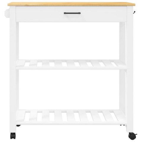 Wózek kuchenny MONZA, 84x40x90 cm, lite drewno sosnowe Lumarko!