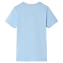 Koszulka dziecięca z krótkimi rękawami, jasnoniebieska, 128 Lumarko!