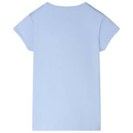 Koszulka dziecięca z krótkimi rękawami, jasnoniebieska, 140 Lumarko!