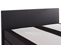 Łóżko kontynentalne tapicerowane 180 x 200 cm czarne PRESIDENT Lumarko!