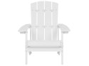 Krzesło ogrodowe białe ADIRONDACK Lumarko!