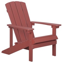 Krzesło ogrodowe czerwone ADIRONDACK Lumarko!
