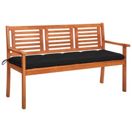 3-osobowa ławka ogrodowa z poduszką, 150 cm, lity eukaliptus Lumarko!