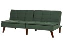 Sofa rozkładana zielona RONNE Lumarko!