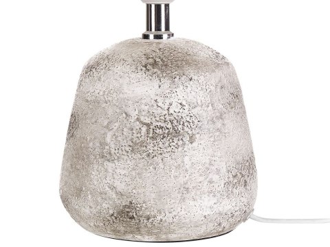 Zestaw 2 lampek nocnych ceramicznych biały ZEYI