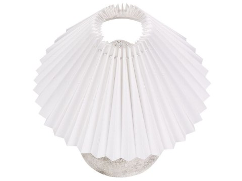 Zestaw 2 lampek nocnych ceramicznych biały ZEYI