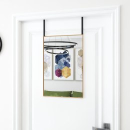 Lustro na drzwi, złote, 40x60 cm, szkło i aluminium Lumarko!