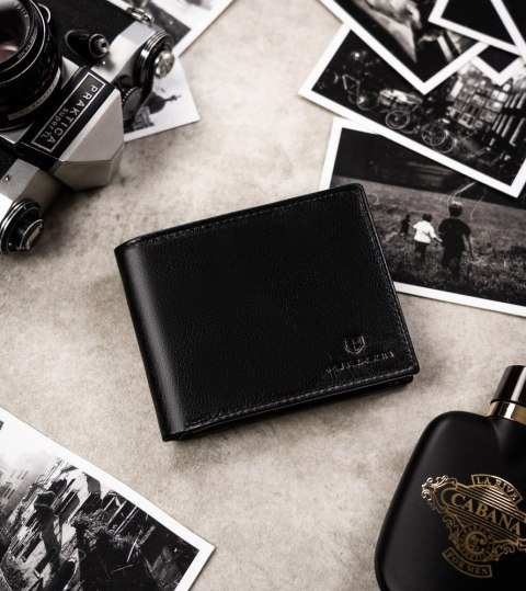 Zestaw prezentowy: duży, skórzany portfel męski i brelok - Peterson Lumarko!