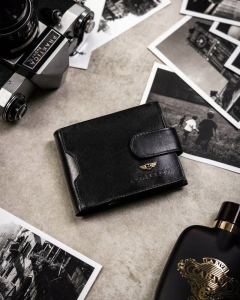 Zestaw prezentowy: skórzany portfel męski, etui i brelok - Peterson Lumarko!