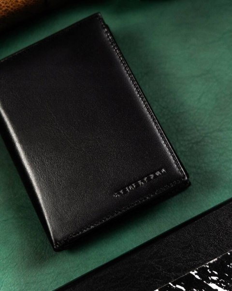 Zestaw prezentowy: skórzany portfel męski i brelok - Peterson Lumarko!