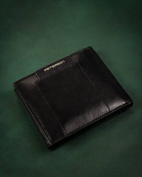 Zestaw prezentowy: skórzany portfel męski i brelok - Peterson Lumarko!