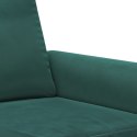 Sofa 3-osobowa, ciemnozielony, 180 cm, obita aksamitem Lumarko!