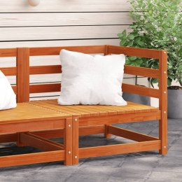 Ogrodowa sofa narożna, woskowy brąz, 70x70x67 cm, sosnowa Lumarko!