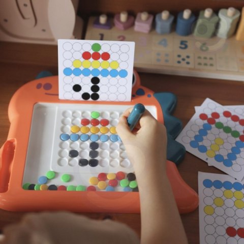WOOPIE Tablica Magnetyczna dla Dzieci Montessori MagPad Dinozaur Lumarko!