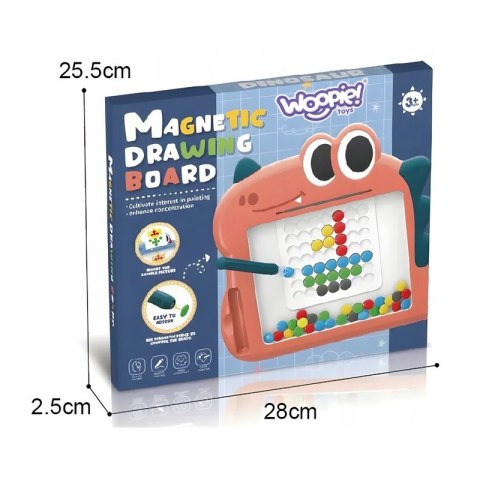 WOOPIE Tablica Magnetyczna dla Dzieci Montessori MagPad Dinozaur Lumarko!