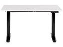 Biurko regulowane elektrycznie 120 x 72 cm biało-czarne DESTIN IV Lumarko!
