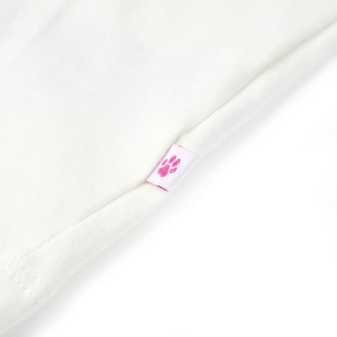 Koszulka dziecięca z krótkimi rękawami, ecru, 104 Lumarko!