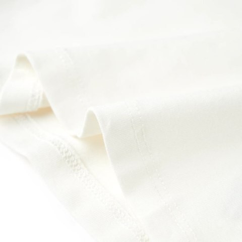 Koszulka dziecięca z krótkimi rękawami, ecru, 128 Lumarko!