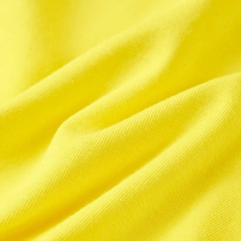 Koszulka dziecięca z krótkimi rękawami, jaskrawożółta, 116 Lumarko!