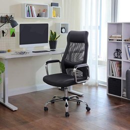 Krzesło biurowe Ergonomiczne krzesło komputerowe oddychające z tyłu z głową i wsparciem lędźwiowym Wysokość regulowana do 140 kg
