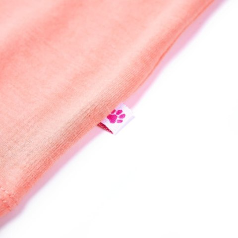 Koszulka dziecięca, neonowy koral, 92 Lumarko!