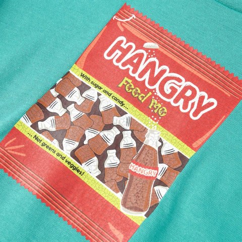 Koszulka dziecięca z krótkimi rękawami, ciemna mięta, 140 Lumarko! #