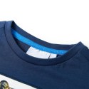 Koszulka dziecięca z krótkimi rękawami, ciemnoniebieska, 104 Lumarko!