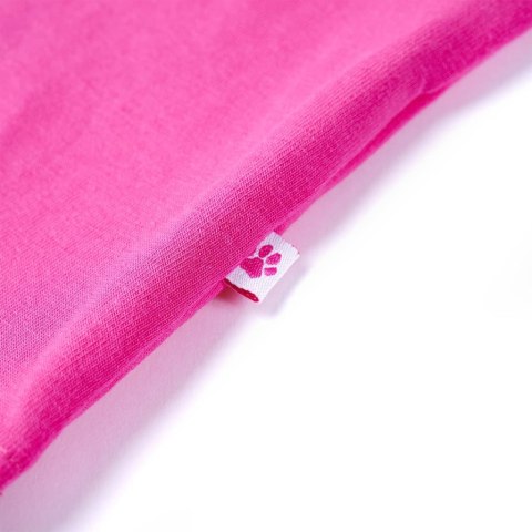 Koszulka dziecięca z krótkimi rękawami, ciemnoróżowa, 140 Lumarko! #