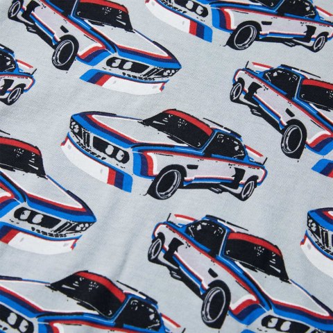 Piżama dziecięca z krótkimi rękawami, szara, 104 Lumarko!