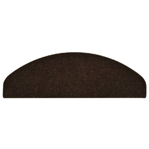 Samoprzylepne nakładki na schody, 15 szt., brązowe, 65x21x4 cm Lumarko!