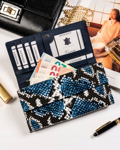 Duży portfel damski ze skóry naturalnej i ekologicznej - 4U Cavaldi Lumarko!