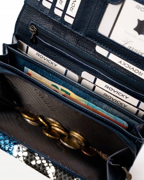 Duży portfel damski ze skóry naturalnej i ekologicznej - 4U Cavaldi Lumarko!