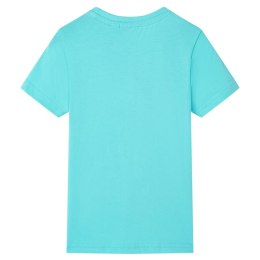 Koszulka dziecięca z krótkimi rękawami, błękitna, 128 Lumarko!