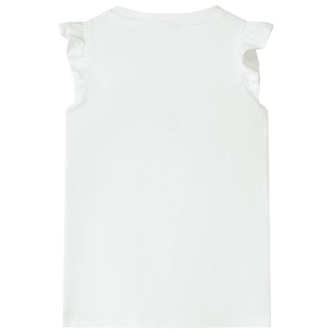 Koszulka dziecięca z krótkimi rękawami, ecru, 116 Lumarko!