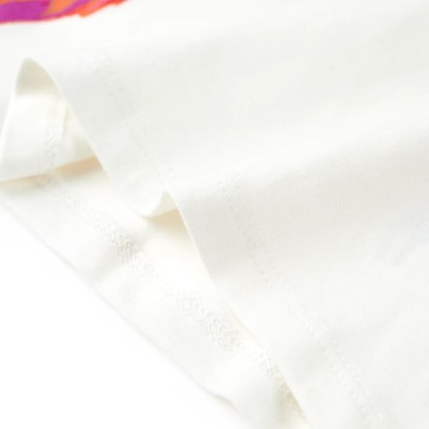 Koszulka dziecięca z krótkimi rękawami, ecru, 128 Lumarko!