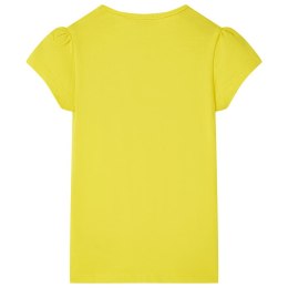 Koszulka dziecięca z krótkimi rękawami, jaskrawożółta, 92 Lumarko!