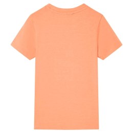 Koszulka dziecięca z krótkimi rękawami, neonowy pomarańcz, 92 Lumarko!