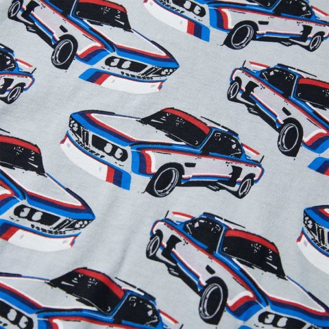 Piżama dziecięca z krótkimi rękawami, szara, 140 Lumarko!