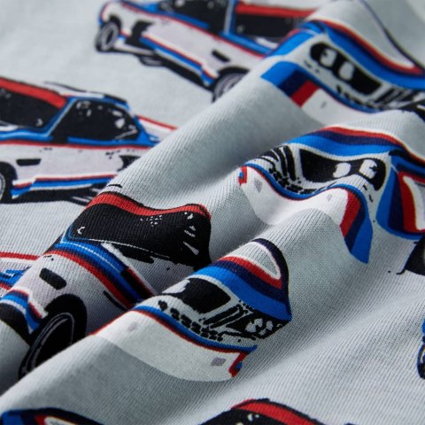 Piżama dziecięca z krótkimi rękawami, szara, 140 Lumarko!