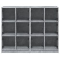 Biblioteczka z drzwiczkami, szarość betonu, 136x37x109 cm Lumarko!
