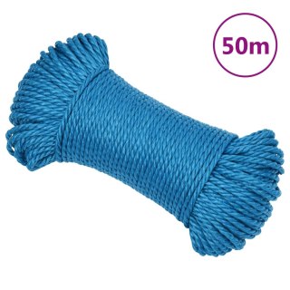 Linka robocza, niebieska, 3 mm, 50 m, polipropylen Lumarko!