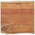 Stolik boczny, 40x40x2,5 cm, drewno akacjowe, naturalna krawędź Lumarko!