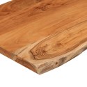 Stolik boczny, 40x40x2,5 cm, drewno akacjowe, naturalna krawędź Lumarko!