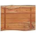 Stolik boczny, 50x40x2,5 cm, drewno akacjowe, naturalna krawędź Lumarko!